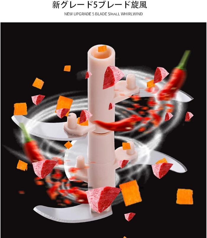 Manual Garlic Chopper Hand-Powered Food Chopper