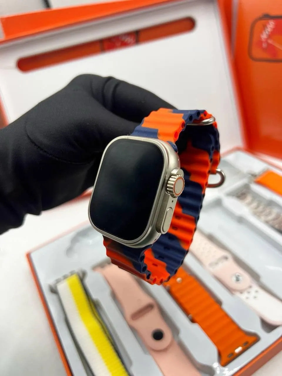 Ultra Smart Watch With 7 Straps