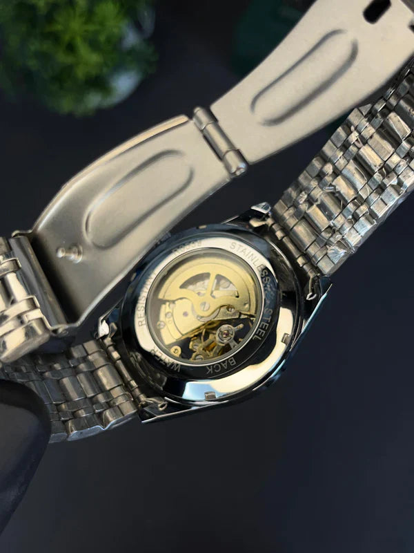 True Worth Roman Count Automatic Skeleton Watch