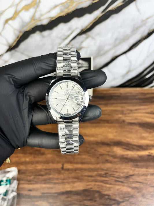 RLX Datejust Textured Dial Watch