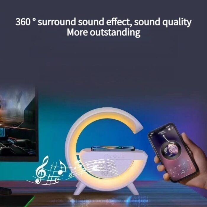 RGB lamp | speaker lamp wireless charging desk lamp